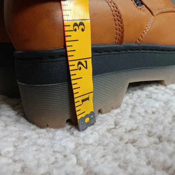 Mia Colin Lug Sole Faux Leather Combat Boots 7.5 - Picture 10 of 10